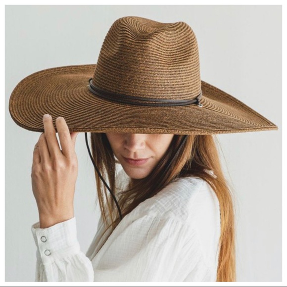 Wide Brim Western Safari Hat - Picture 5 of 9